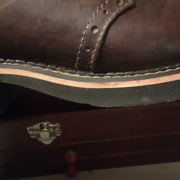 Justin Gypsy Floral Brown Leather Square Soft Toe Cowgirl Western Boots -Size 9B - Picture 9 of 15